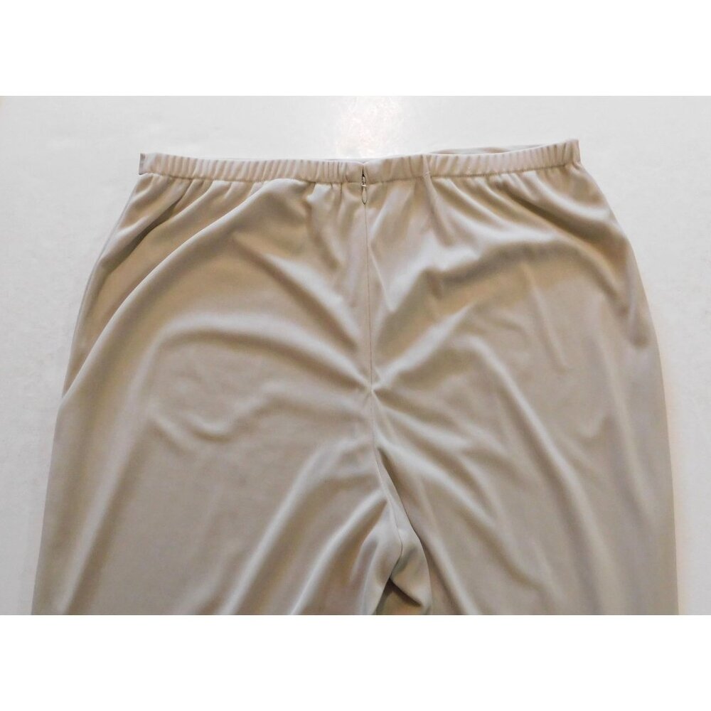 Another Thyme Womens 3-Pc Size 14 Jacket Tank Pants Beige Outfit Gold Accents - Picture 15 of 16